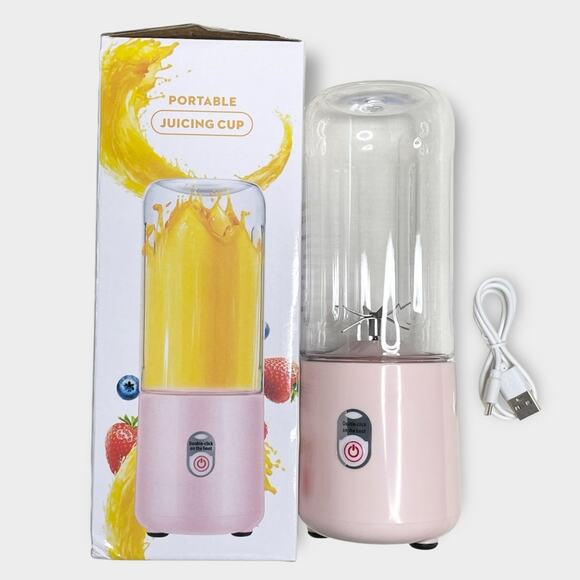 Pink wireless portable smoothie blender juicing cup USB charge new in box - Picture 5 of 6